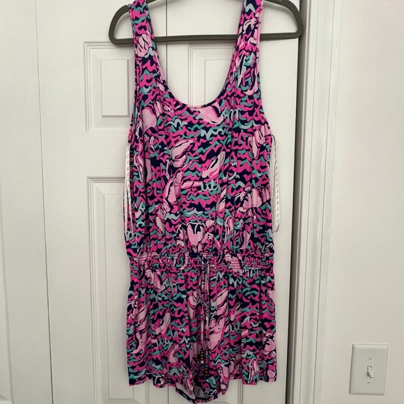 Lilly lobster romper L - Picture 1 of 7